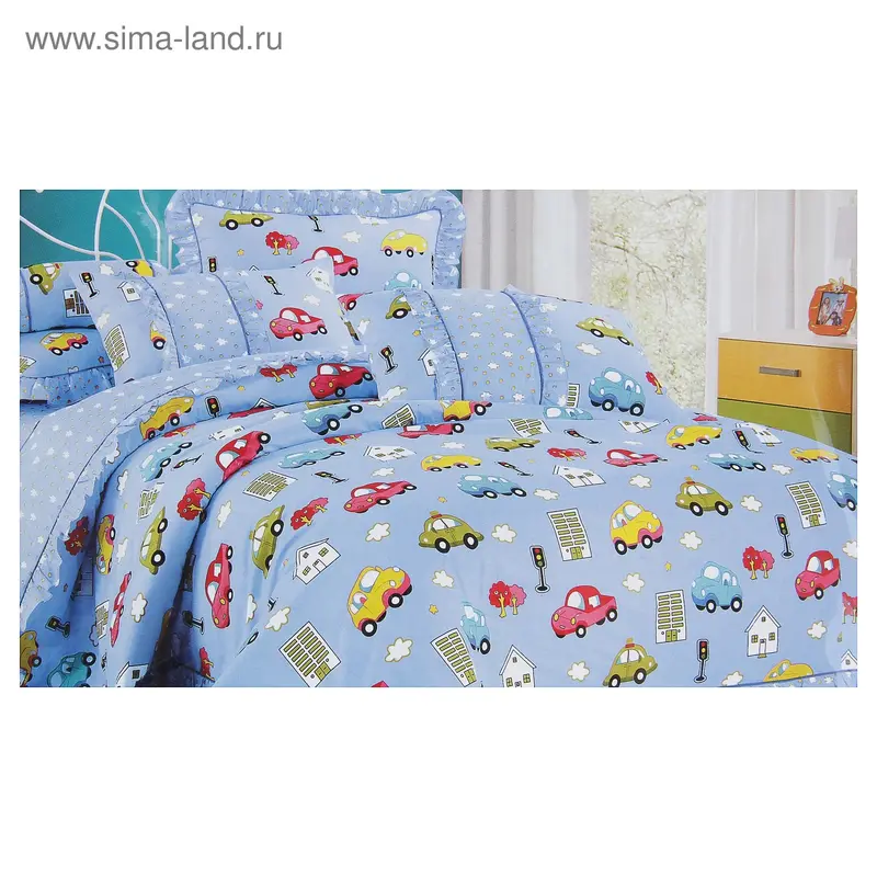 Постельное бельё "Этелька" бейби Город 110*140*40 см40*60 см
