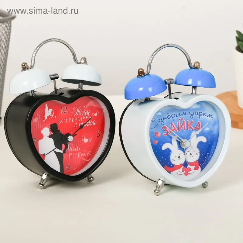 Будильник фигурный, МИКС