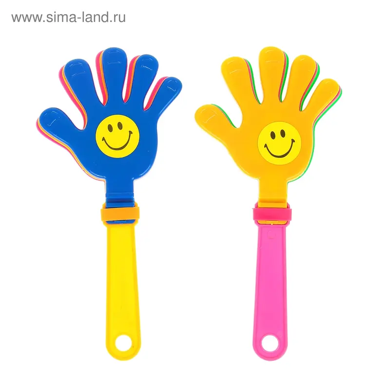 Трещотка "Рука", цвета МИКС