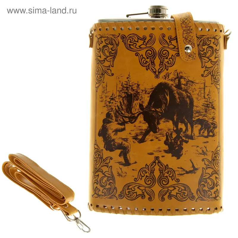 Фляжка "Охота на лося" 1,5 л