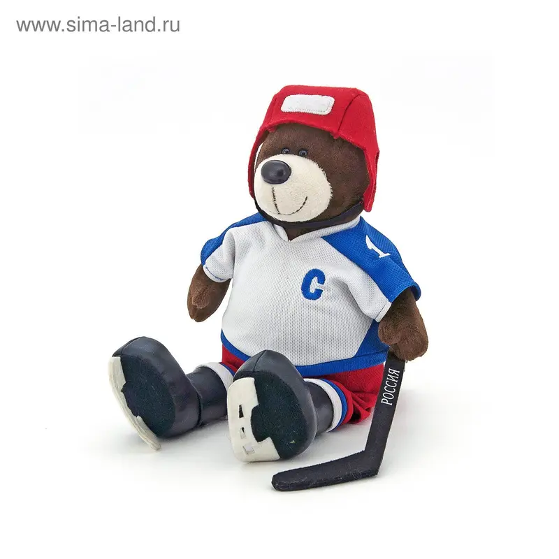 Мягкая игрушка «Медведь Хоккеист»