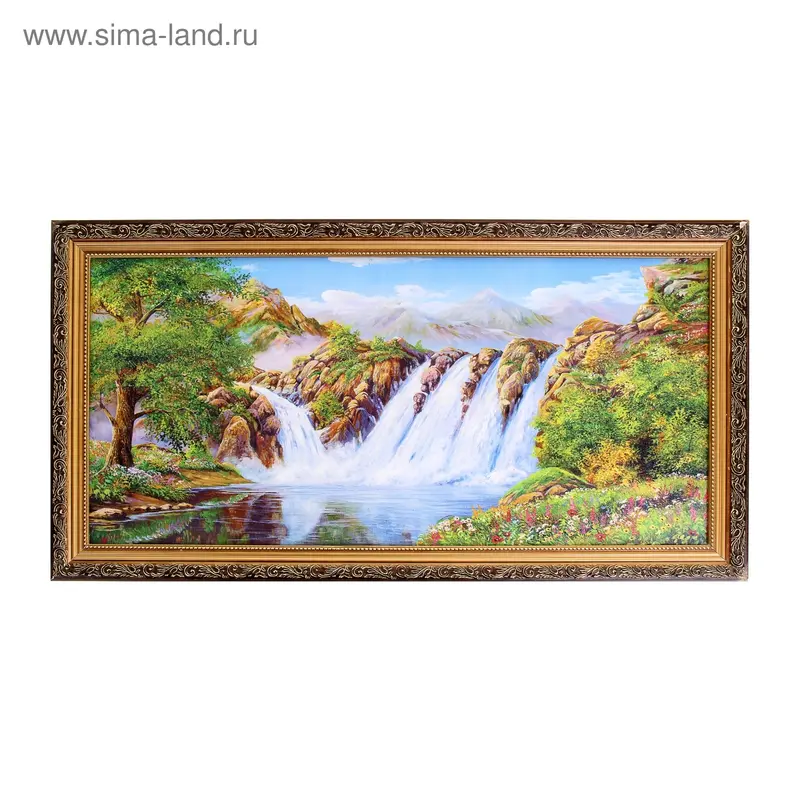 Картина Водопад 33х70