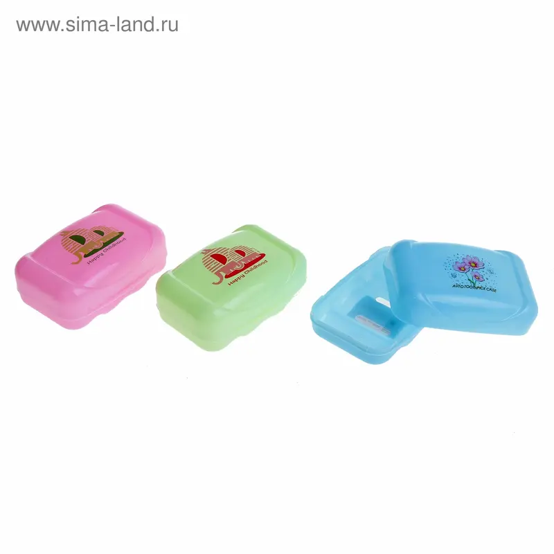 Мыльница пластиковая «Букет», цвет МИКС