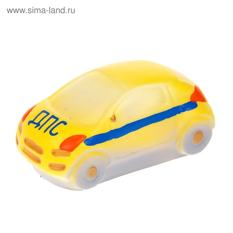Резиновая игрушка "Машина ДПС"