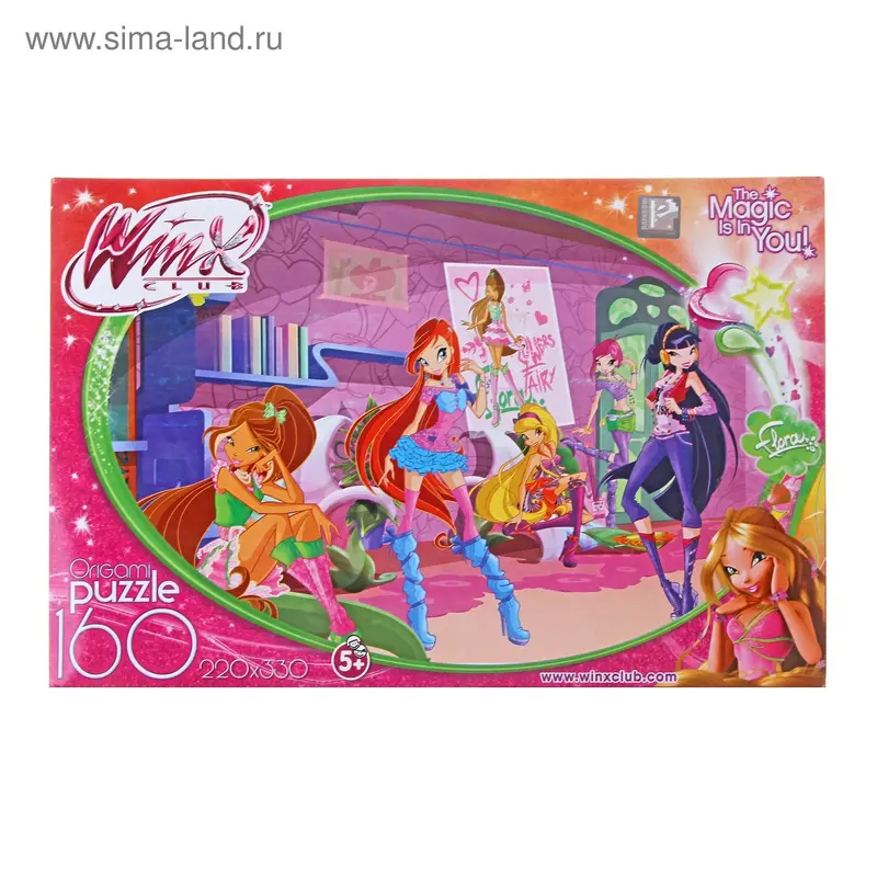 Пазлы «Флора» Winx,160 элементов