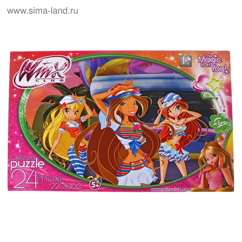 Макси-пазлы Flora Winx, 24 элемента