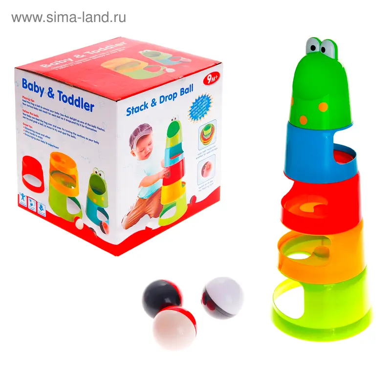 Развивающая игрушка "Падающий шарик"