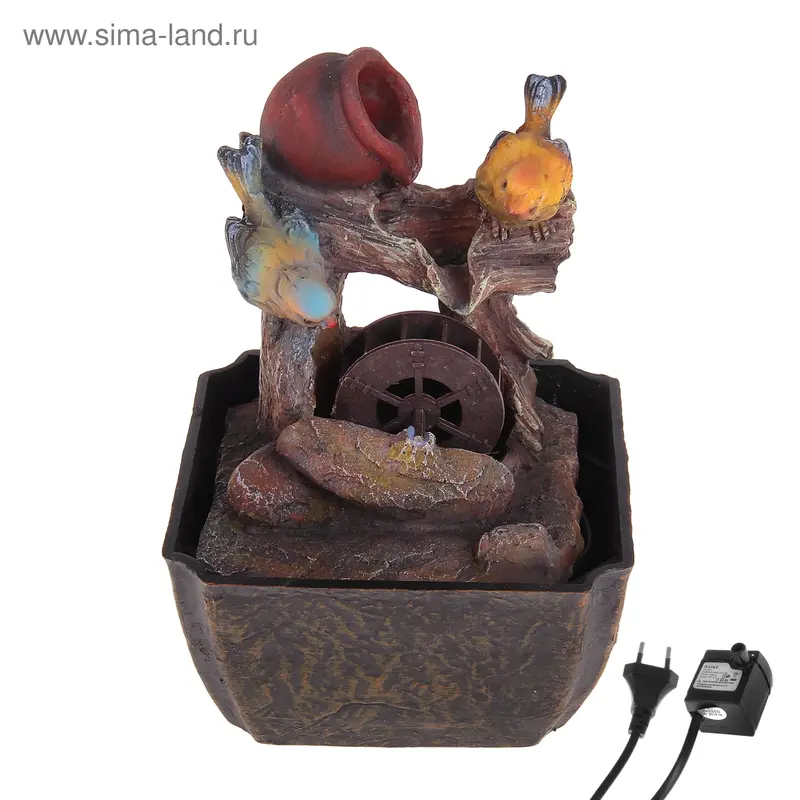 фонтан птички синички 14*13*18,5 см