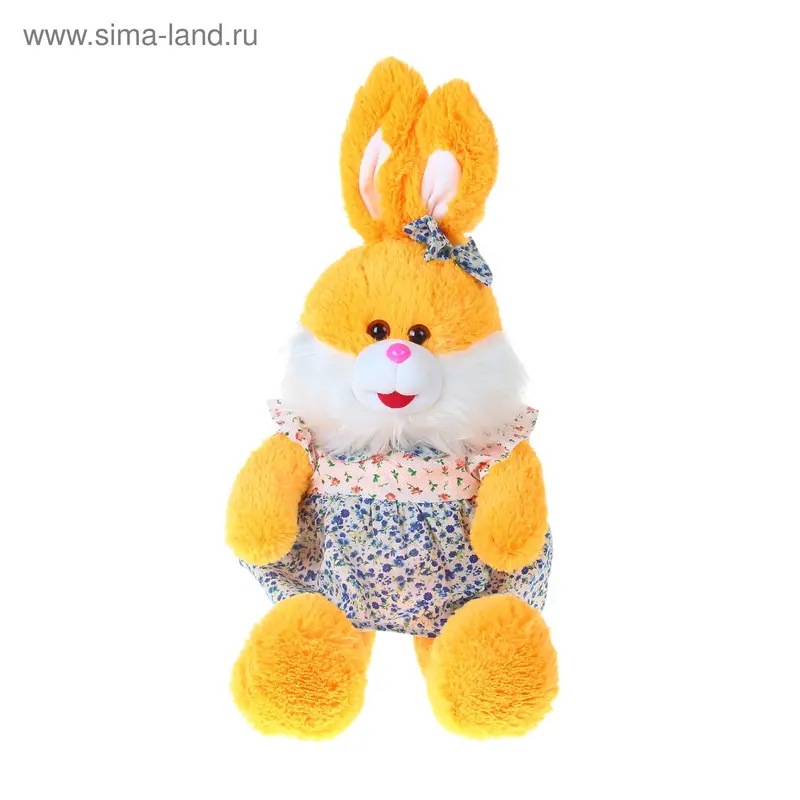 Мягкая игрушка "Зайчик в платье", МИКС