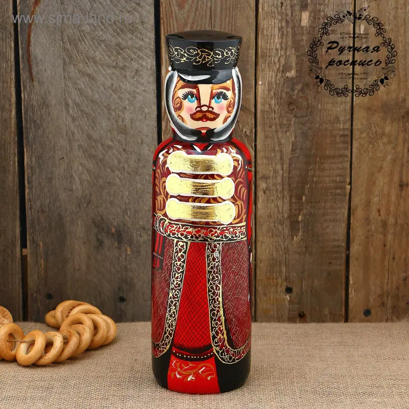 Штоф - матрёшка «Барин», 0,5 л, 34 см