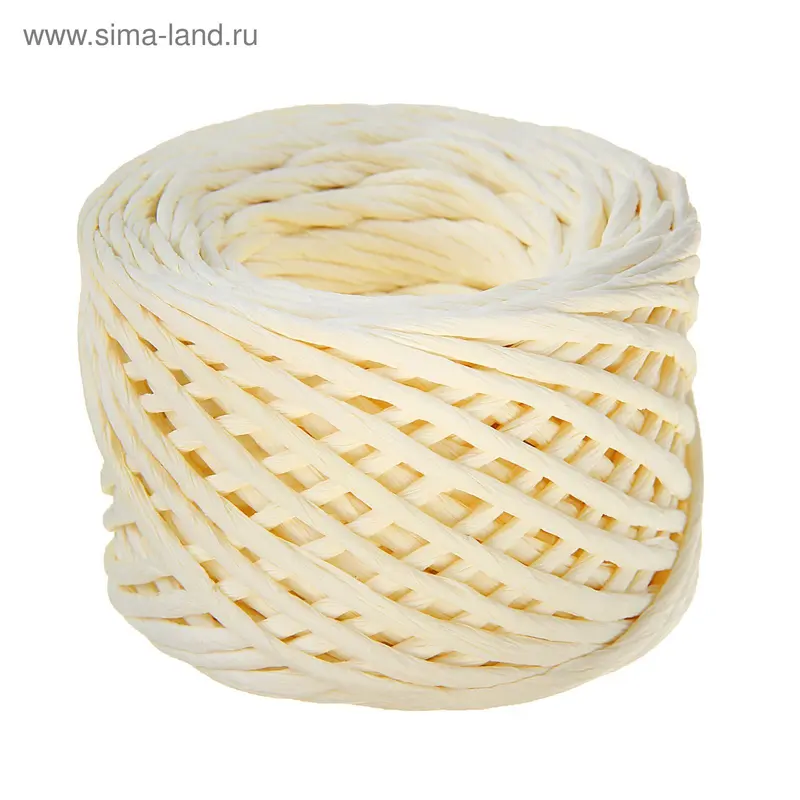 Шпагат декоративный, цвет молочный