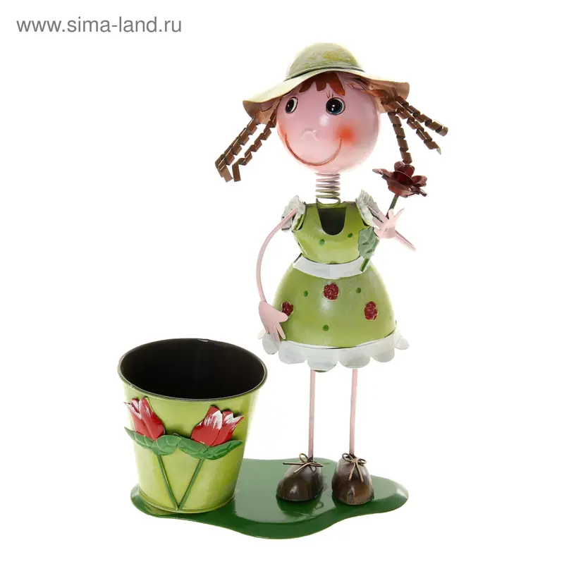 Фигура садовая "Бэтти", 18*10*30 см, микс цвета