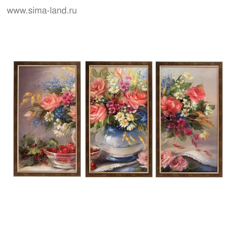 Картина модульная Букет