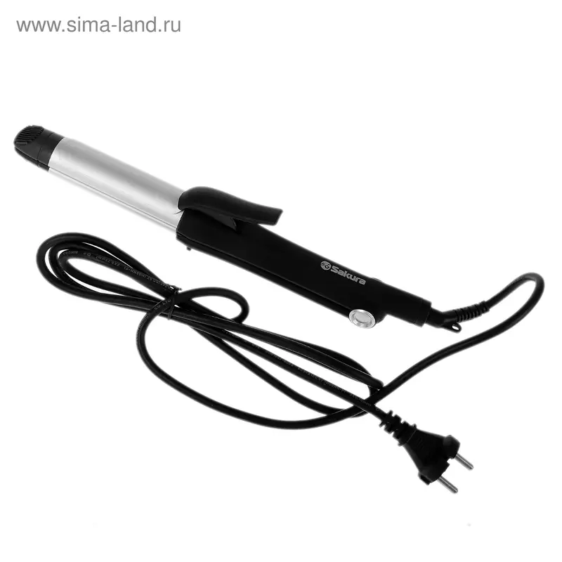 Плойка Sakura SA-4403, 60 Вт, d=32 мм, керамическое покрытие, черная