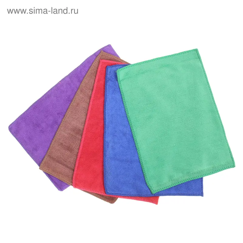 Салфетка д/авто микрофибра 20*30, микс