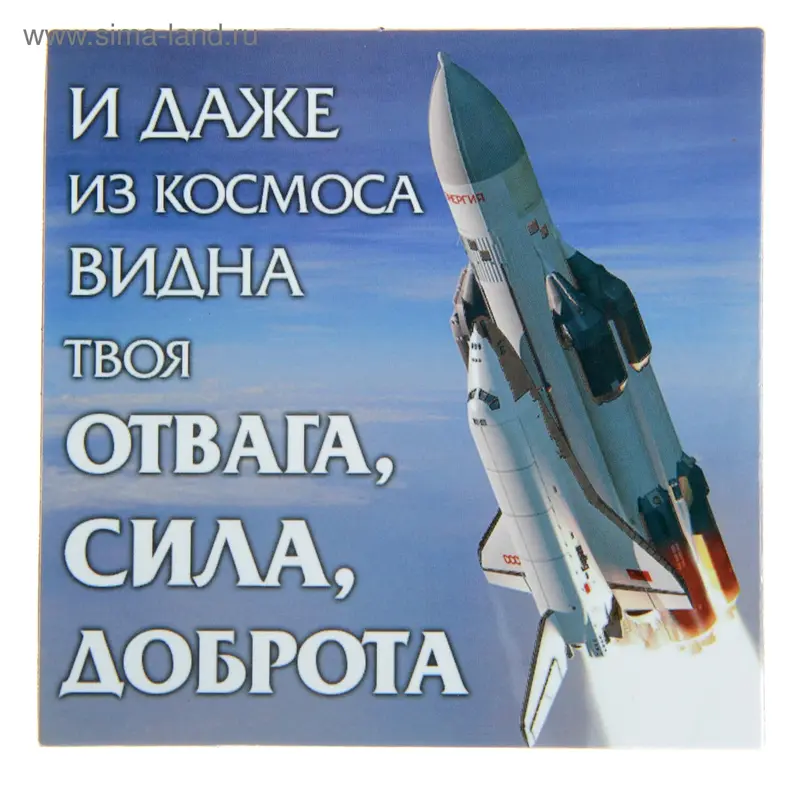 Магнит "И даже из космоса видна"