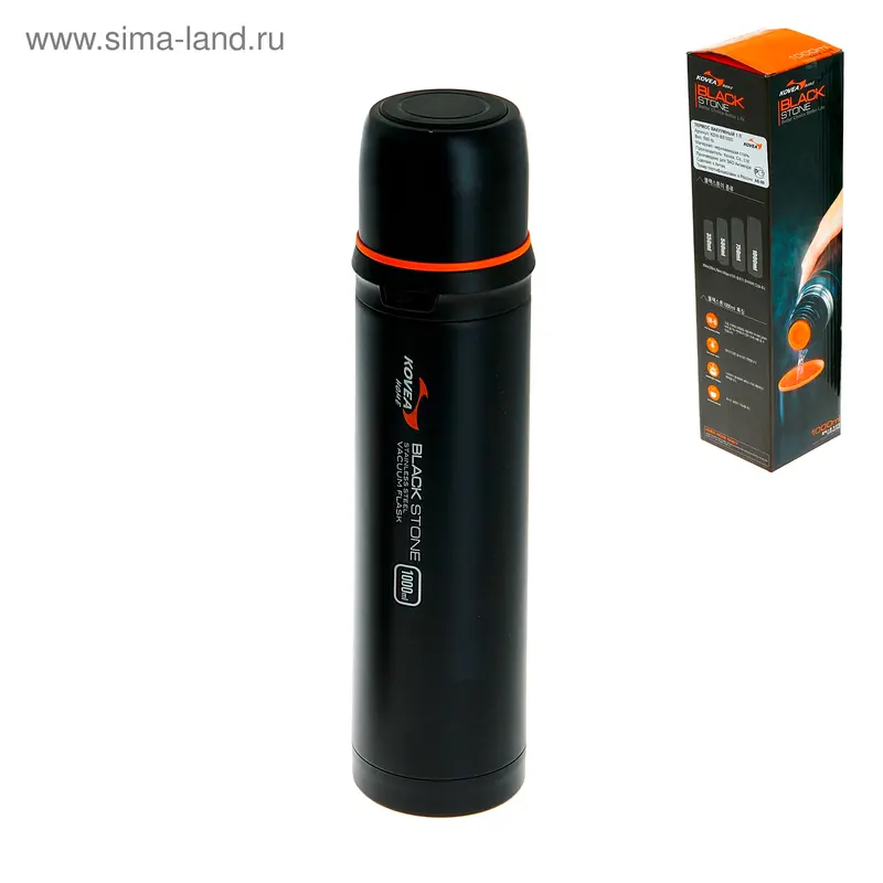 Термос "KOVEA" KDW-BS1000 черный 1л