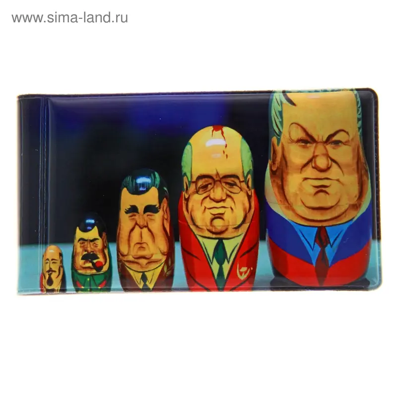 Визитница "Матрешки", ПВХ