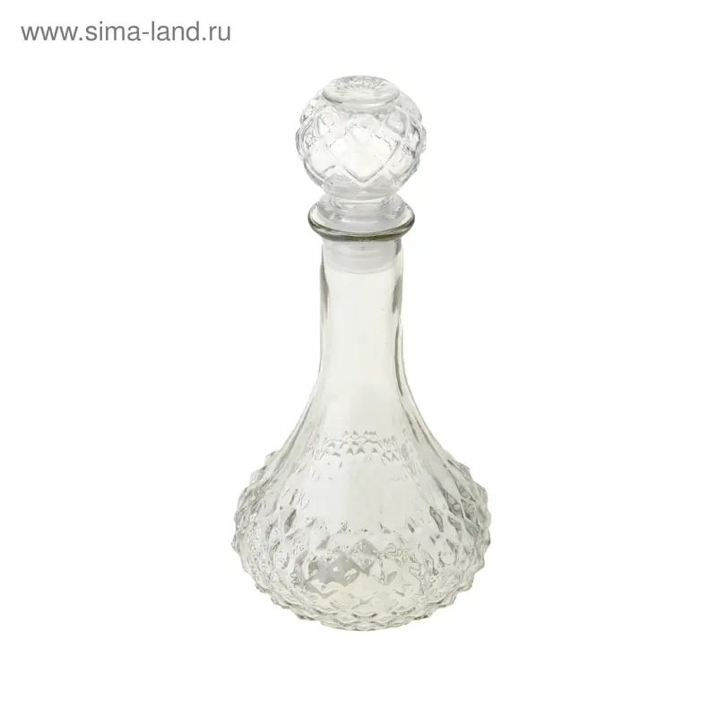Штоф стеклянный "Изабелла" 21 см