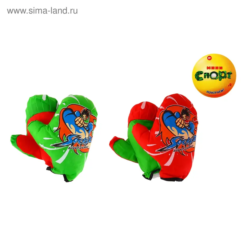 Набор перчаток для бокса (2 штуки), цвета МИКС