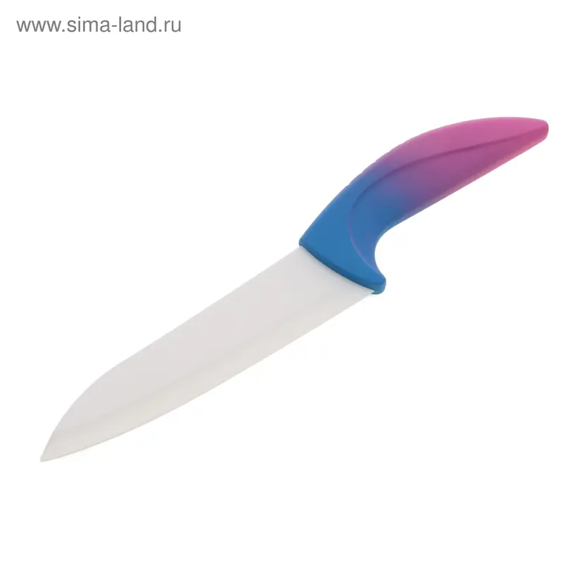 Нож керамический 14,5 см "Градиент" голубой