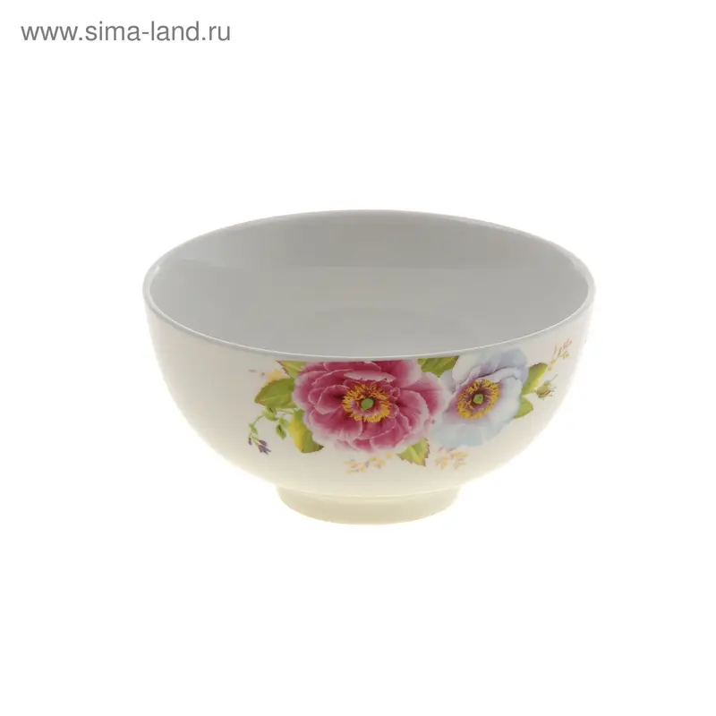 Миска 450 мл "Пионы"