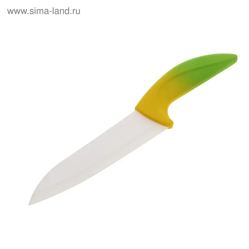 Нож керамический 14,5 см "Градиент" желтый
