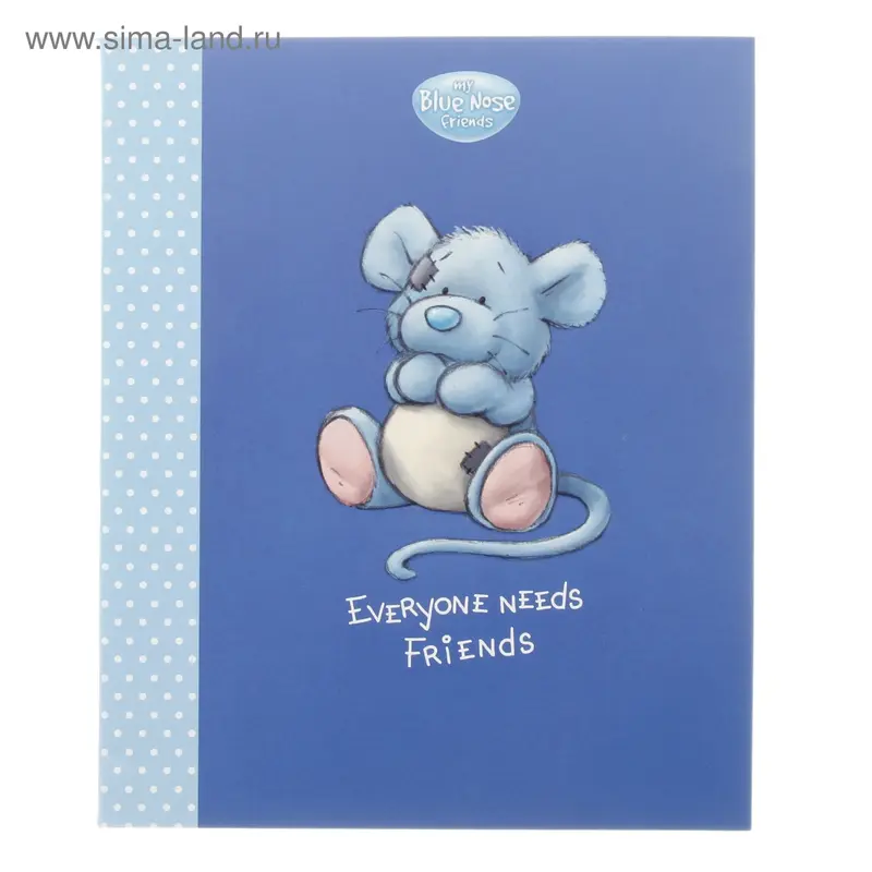 Тетрадь 48 листов клетка Nose Friends