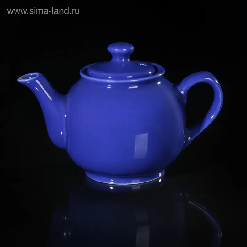 Чайник 600 мл, цвет синий