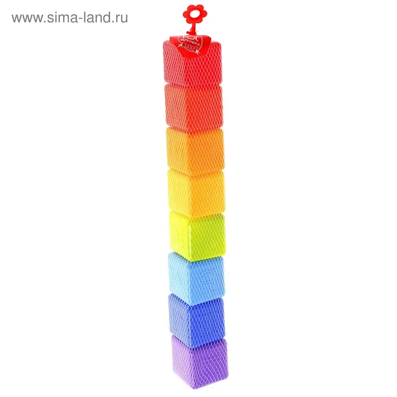 Кубики «Радуга», 8 штук