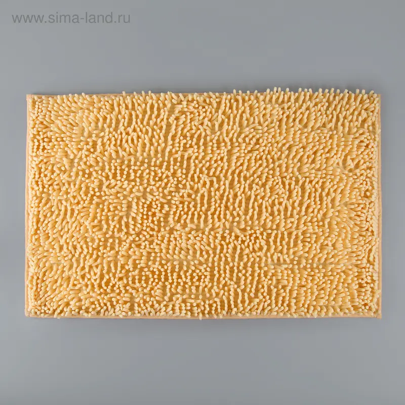 Коврик для дома Доляна «Букли», 50×80 см, цвет бежевый