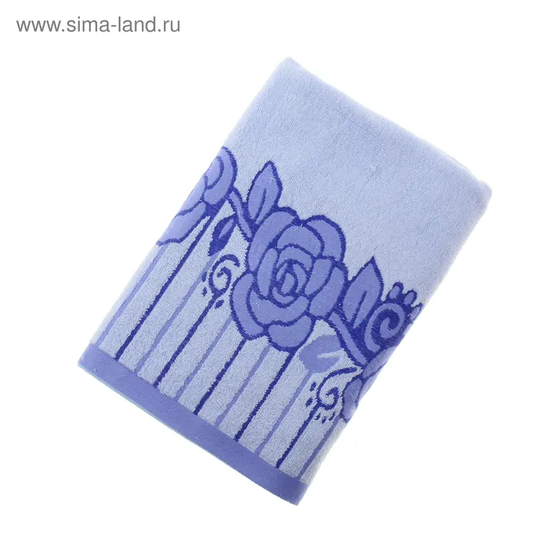 Полотенце махровое "Этель Мелодия", 70х140 см, цв. блю, 450 гр/м2