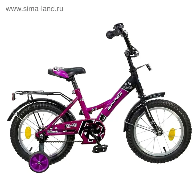 Велосипед 14" Novatrack FR-10, цвет фиолетовый