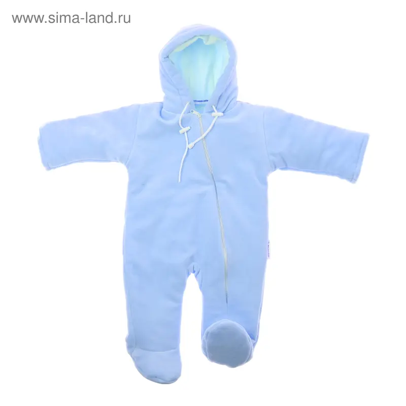 Комбинезон для мальчика, рост 56, цвет голубой