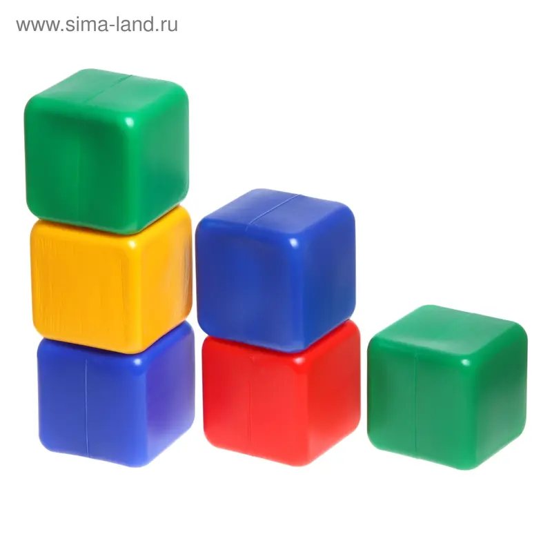 Набор «Кубики» XL, 6 элементов