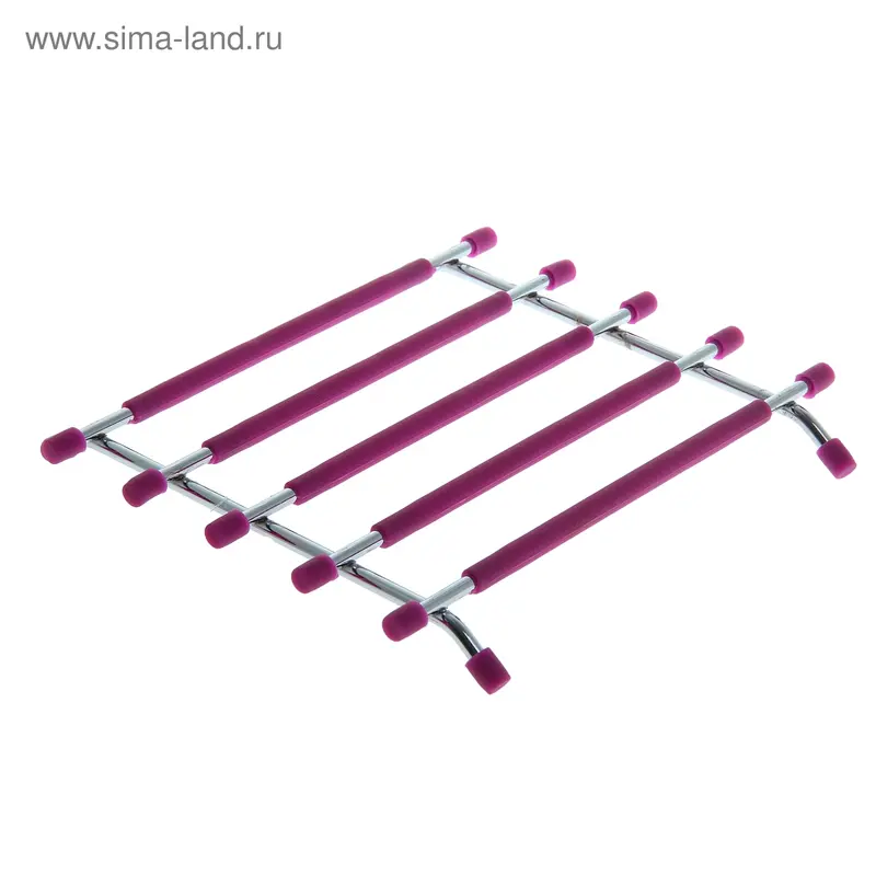 Подставка под горячее с силиконом, 21*3 см, микс цвета