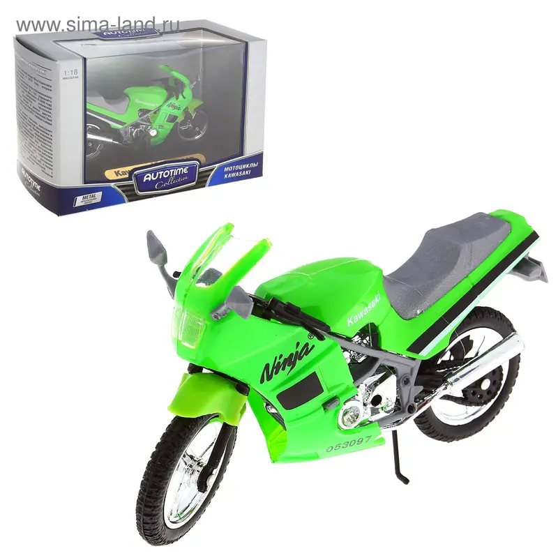 Мотоцикл 1:18 "Kawasaki Ninja 600R"