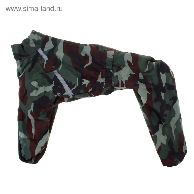 Комбинезон теплый камуфляж для уиппета (кобель)