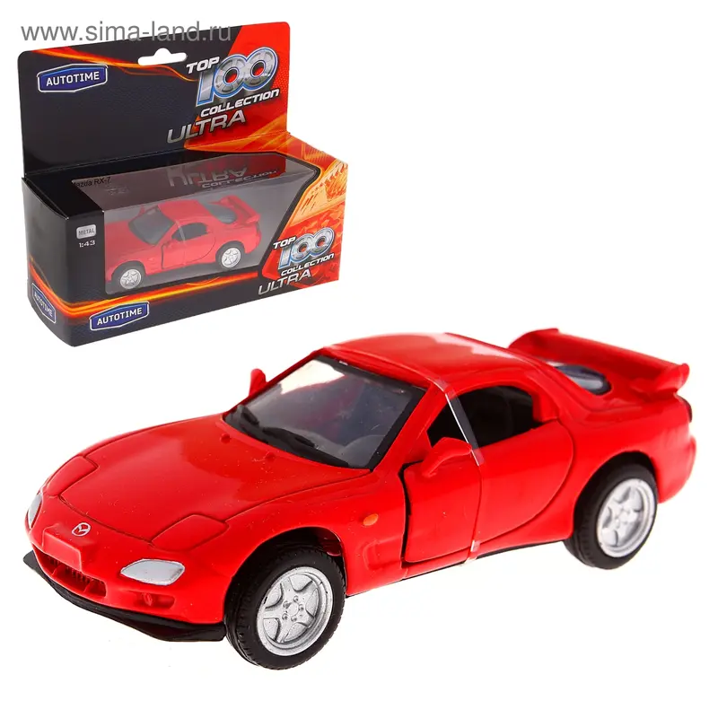 Модель машины Mazda RX-7, масштаб 1:43