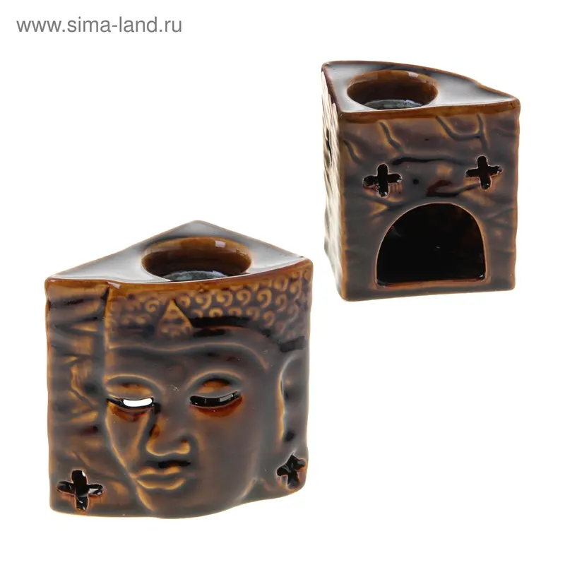 Аромалампа "Лик Будды" глянец 7,5х12х12 см