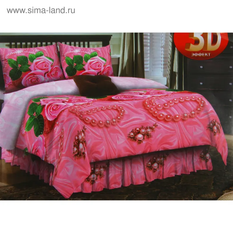 КПБ 2сп Pastilla 3D рис 4284 175*217см,175*220см,70*70см 2шт,хл,125гр