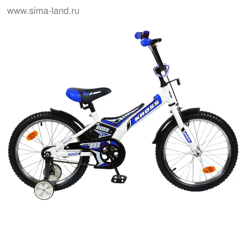 Велосипед двухколесный 18" "Lider Kross" цвет синий Lk18110Bl
