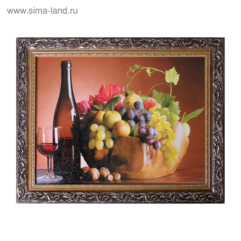 Картина "Натюрморт с бокалом" 37*47 см