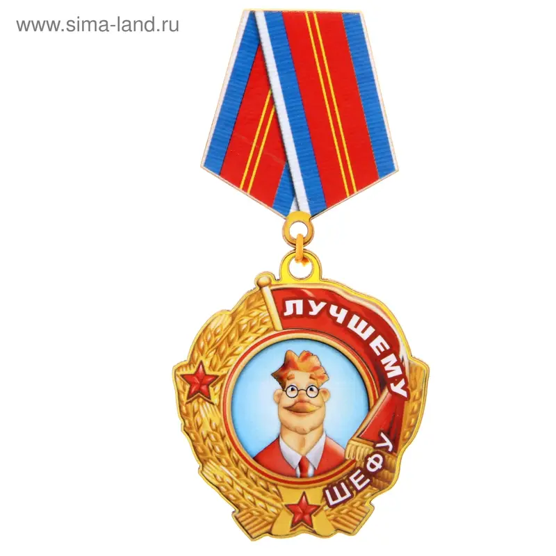 Магнит "Медаль шефу"