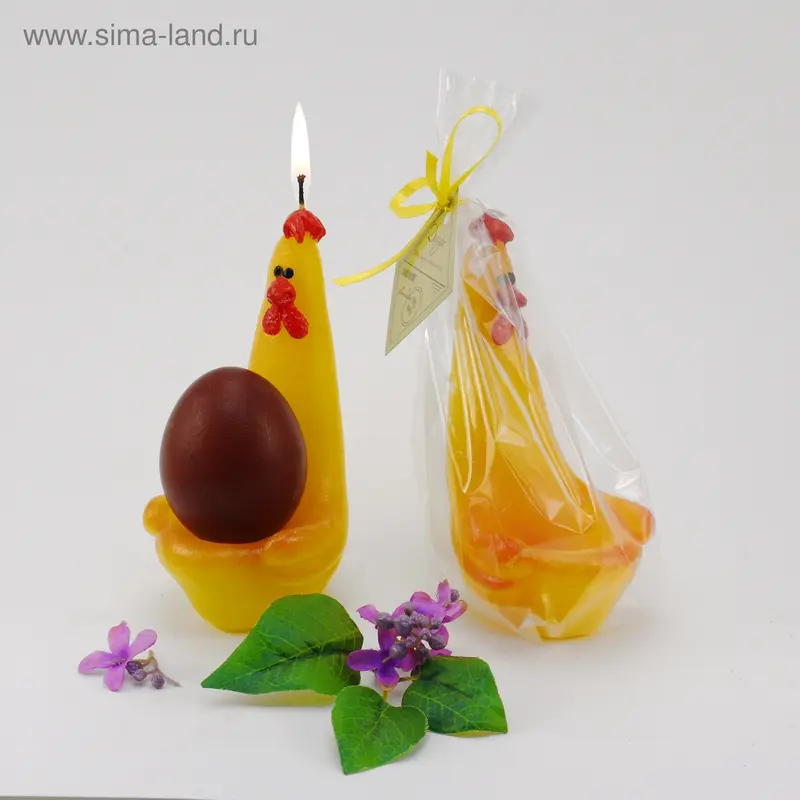 Свеча-подставка для яиц "Петушок"