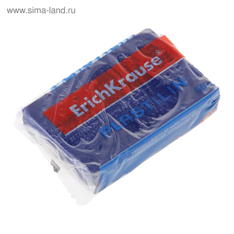 Пластилин 50гр Синий, EK 36894