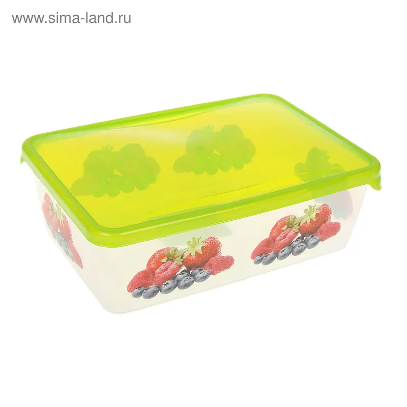 Контейнер для продуктов 1,35 л «Браво. Ягоды»