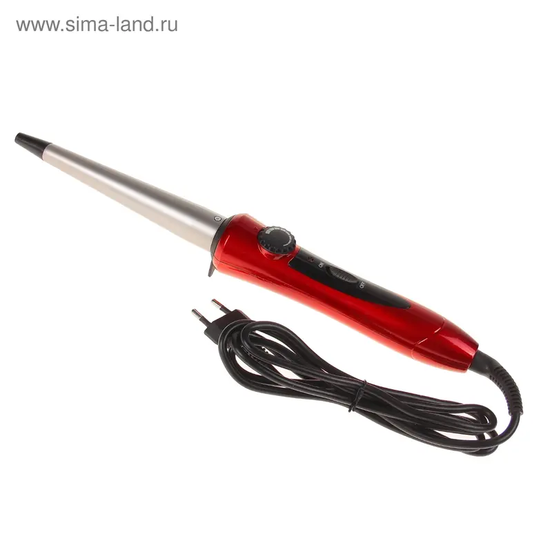 Плойка конусная, d=15-25 мм, металлическое покрытие, 220 В