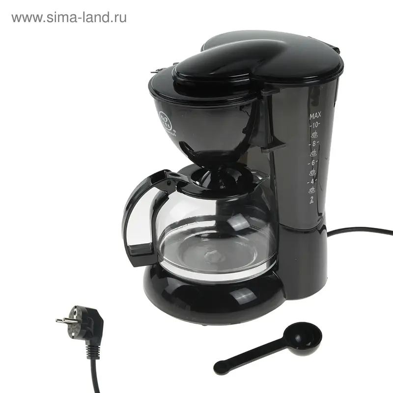 Кофеварка Mcui CM1005, 550 Вт, 1 литр, 6 порций (V220)