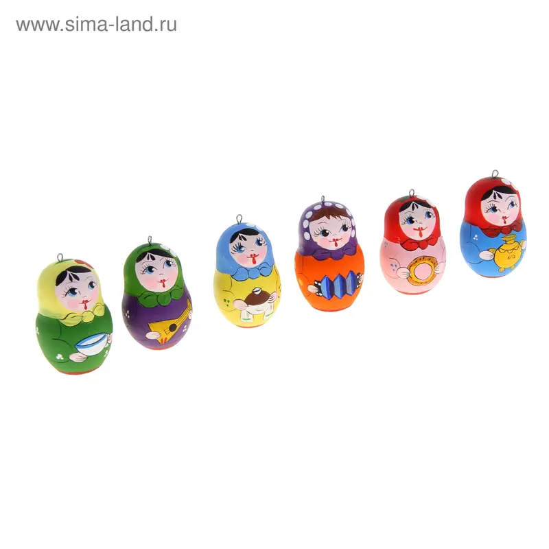 Набор матрёшек 6 шт "Забавные картинки 7"